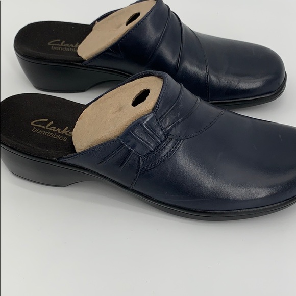 Clark’s bendable women’s 10 clogs mules blue - Picture 3 of 7